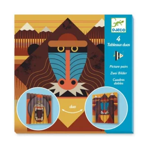 4 tableaux duos "Widlife"