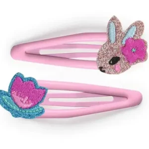 2 barrettes Anémone