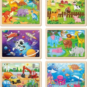Puzzle en Bois Enfant Garçon et Fille