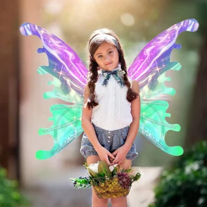 Ailes de papillon Lumineuses pour Filles