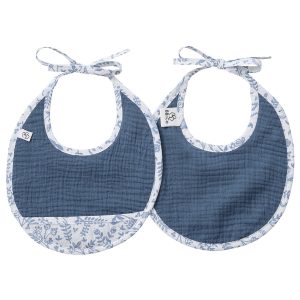 Lot de 2 bavoirs naissance - Forêt enchantée