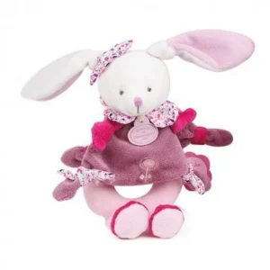 Doudou Hochet Cerise Lapin