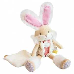 Peluche Lapin de sucre Rose