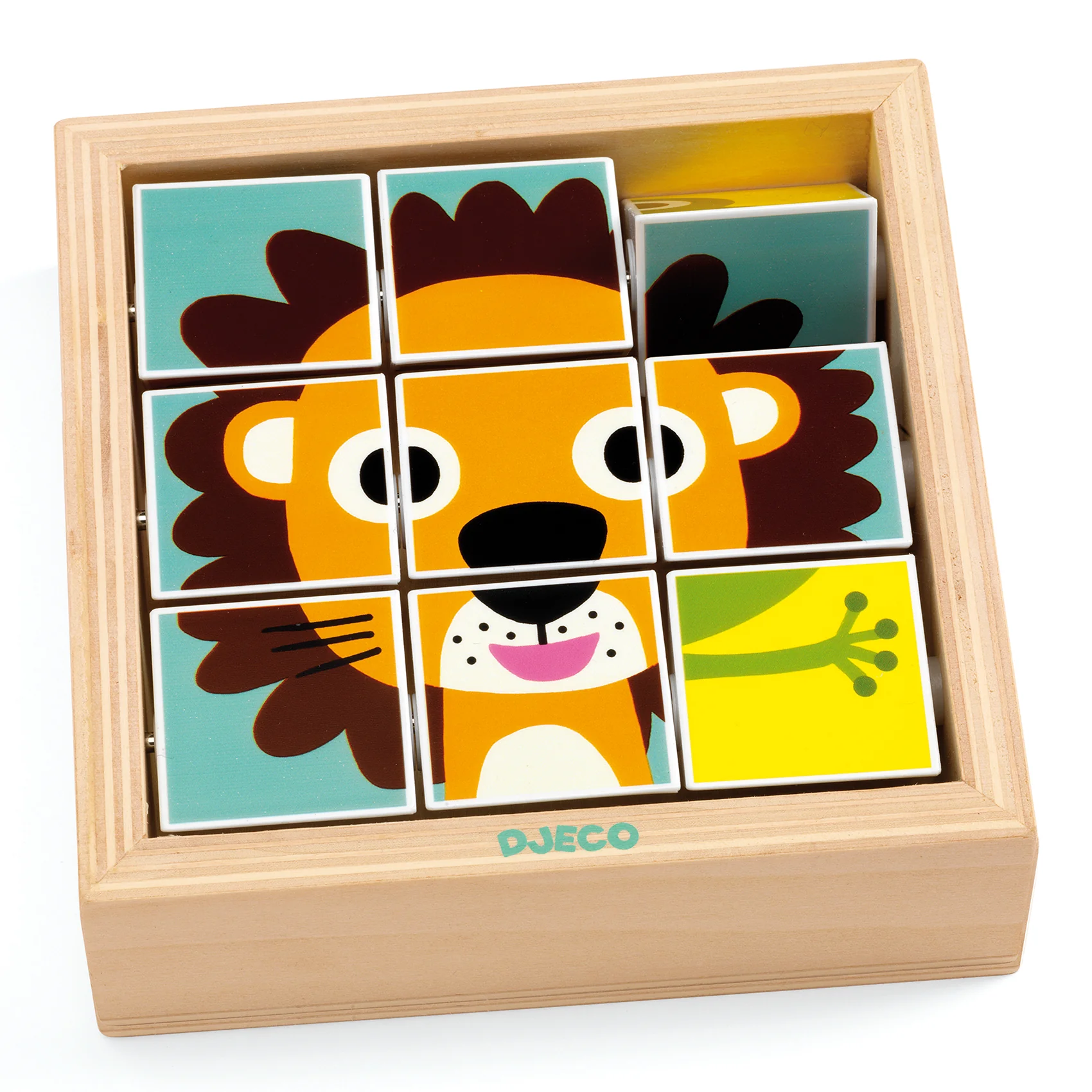 9 cubes puzzle bois - Tournanimo – Image 2