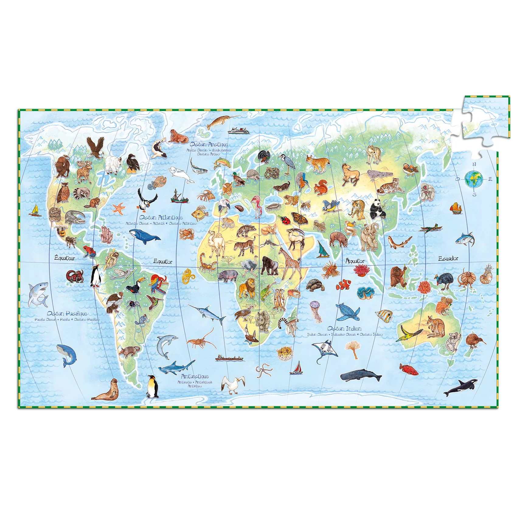 Puzzle observation - Les animaux du monde – Image 2