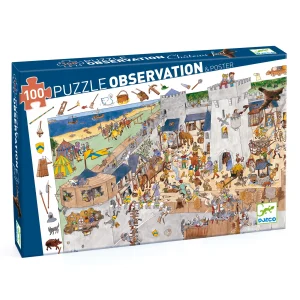 Puzzle observation - Chateau Fort - Djeco