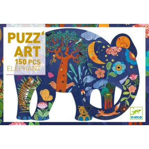 Puzzle Art 150 pièces "Elephant" Djeco