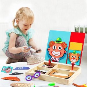 Tableau Puzzle Magnétique Double Face