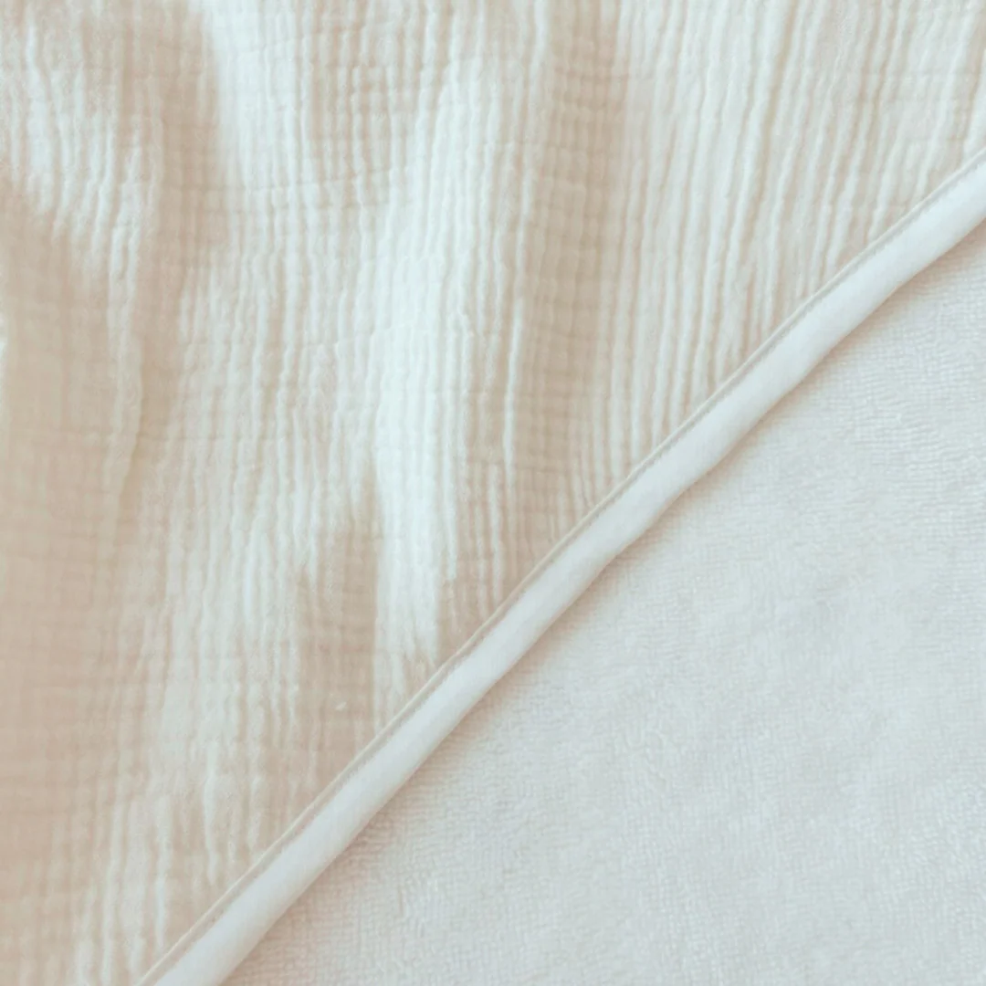 Cape de bain bébé Ecru – Image 4