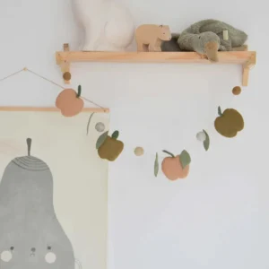 Guirlande "pommes" fait-main en France (Savoie)