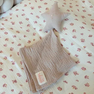 Doudou gaze de coton Beige