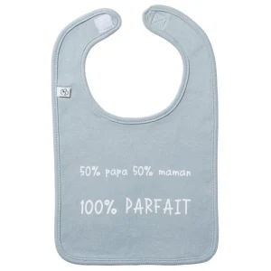 Bavoir "50% papa 50% maman"