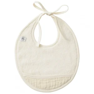 Bavoir bi matière - Lait