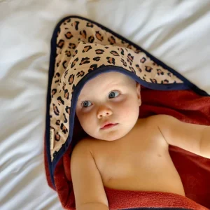 Cape de bain pour bébé personnalisable - Baker