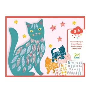 Créer avec du papier - Les jolis chats d'Elodie