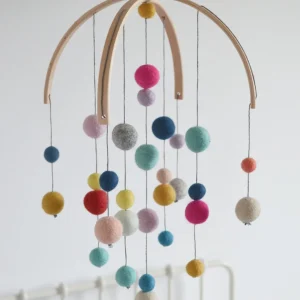 Mobile Montessori Bleu canard & autres couleurs