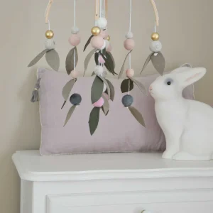 Mobile Montssori - Vert & Rose