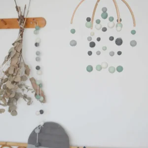 Mobile Montessori Vert & bleu