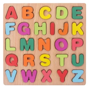 Puzzle en bois bebe  | Éveil et apprentissage Alphabet