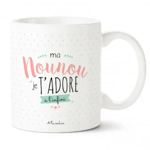 Mug "Nounou je t'adore"