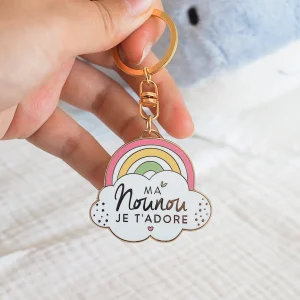 Porte clés - NOUNOU je t'adore