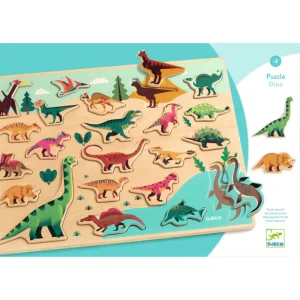 Puzzle dino 22 pcs