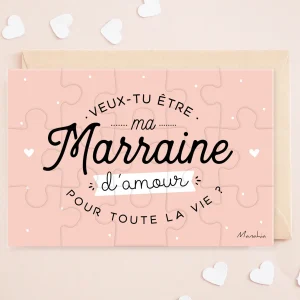 Puzzle demande Marraine