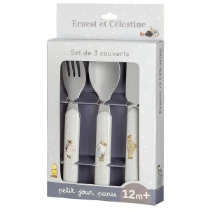 Set de 3 couverts Ernest & Célestine